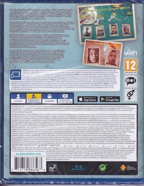 Thats You - i Folie - PS4 (AA-Grade) (Genbrug)